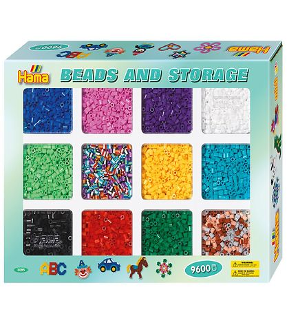 Hama Midi Gift Box - 9600 pcs - Mixed Beads Hama Midi Gift Box - 9600 pcs - Mixed Beads
