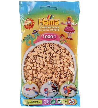 Hama Midi Beads - 1000 pcs - Beige