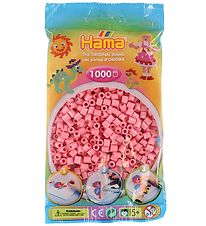 Hama Midi Beads - 1000 pcs - Pink Hama Midi Beads - 1000 pcs - Pink