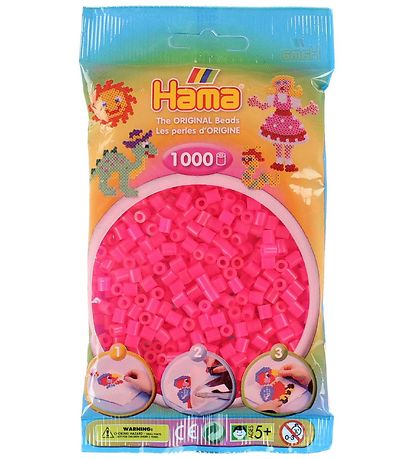 Hama Midi Perlur - 1000 Stk. - 32 Neon Fuchsia Hama Midi Perlur - 1000 Stk. - 32 Neon Fuchsia