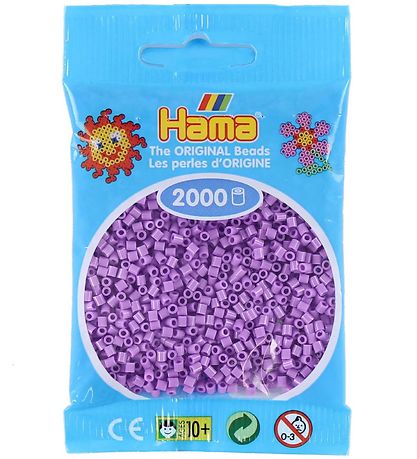 Hama Mini Beads - 2000 pcs - Pastel Purple Hama Mini Beads - 2000 pcs - Pastel Purple