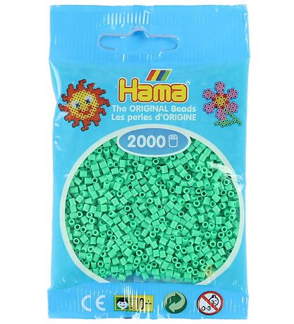 Hama Mini Beads - 2000 pcs - Light Green Hama Mini Beads - 2000 pcs - Light Green