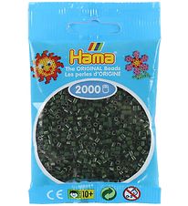 Perles Hama Mini - 2000 pces - 28 Vert Foncé Perles Hama Mini - 2000 pces - 28 Vert Foncé
