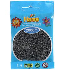 Perles Hama Mini - 2000 pces - 71 Foncé Gris Perles Hama Mini - 2000 pces - 71 Foncé Gris