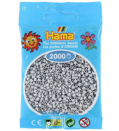 Hama Mini Beads - 2000 pcs - Light Grey