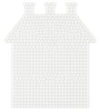 Hama Midi Pegboard - House Hama Midi Pegboard - House