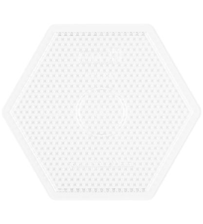 Hama Midi Pegboard - Large Hexagon - Transparent Hama Midi Pegboard - Large Hexagon - Transparent