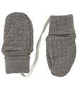 Joha Mittens - Wool - Brown Melange Joha Mittens - Wool - Brown Melange