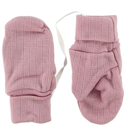 Moufles Joha - Laine - Rose Moufles Joha - Laine - Rose
