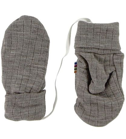 Joha Mittens - Wool - Brown Melange Joha Mittens - Wool - Brown Melange