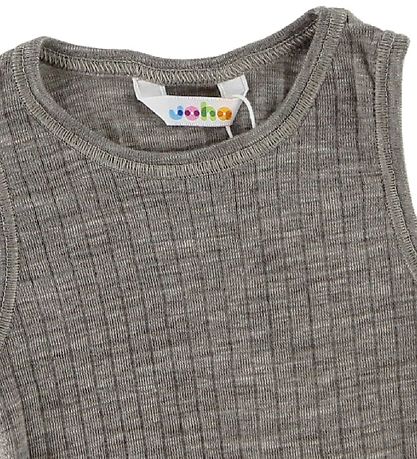 Joha Body ohne Ärmel - Wolle - Braunmeliert Joha Body ohne Ärmel - Wolle - Braunmeliert