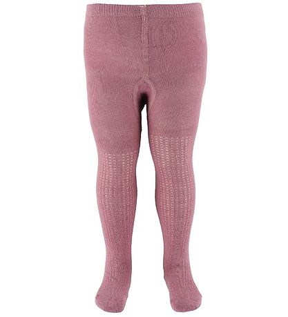 Minymo Tights - 2-Pack - Pink/Black w. Glitter Minymo Tights - 2-Pack - Pink/Black w. Glitter