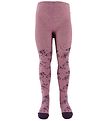Minymo Tights - Vintage Rose w. Print Minymo Tights - Vintage Rose w. Print