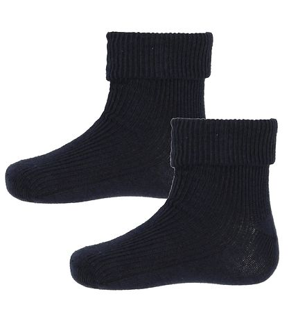 Minymo Socks - 2-Pack - Navy Minymo Socks - 2-Pack - Navy