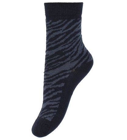 Minymo Socks - 5-Pack - Blue/Grey Striped Minymo Socks - 5-Pack - Blue/Grey Striped