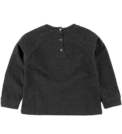 Noa Noa miniature Bluse - Sorte m. Glitzer