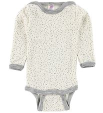 Body m/l Engel - Laine/Soie - Crème/Gris av. Points Body m/l Engel - Laine/Soie - Crème/Gris av. Points