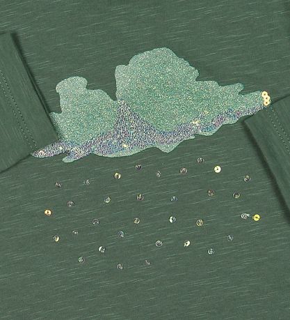 En Fant Blouse - Green w. Sky En Fant Blouse - Green w. Sky