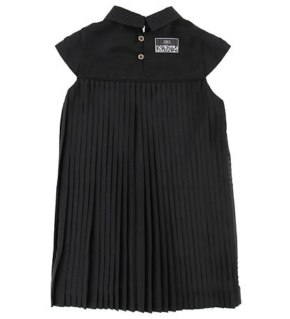 Young Versace Dress - Black w. Pleated