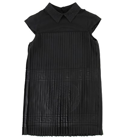Young Versace Dress - Black w. Pleated