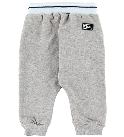 Fendi Kids Graumeliert - Jogginghosen