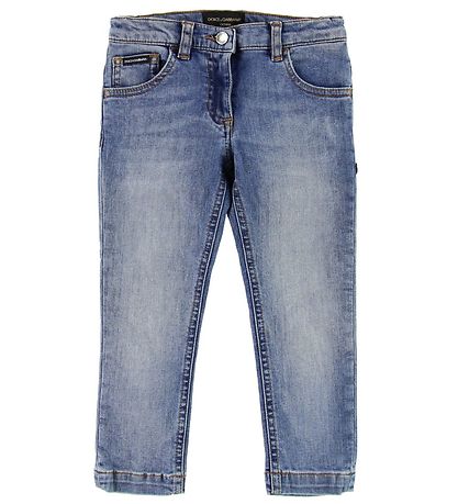 Dolce & Gabbana Jeans - Light Denim w. Pink Dolce & Gabbana Jeans - Light Denim w. Pink