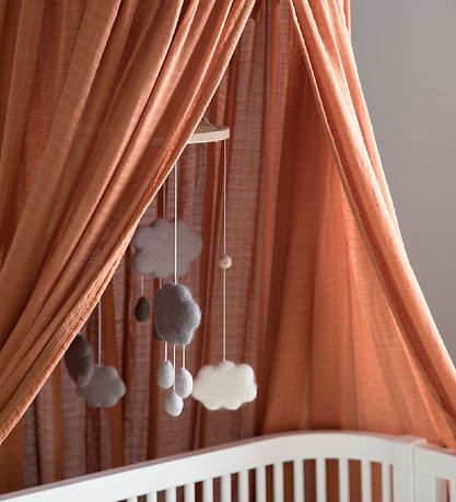 Sebra Baby Mobile - Felt - Grey Clouds Sebra Baby Mobile - Felt - Grey Clouds