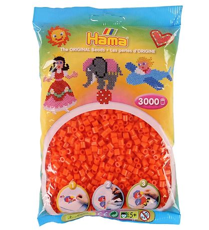 Perles Hama Midi - 3000 pces - 04 Orange