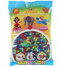 Perles Hama Midi - 3000 pces - 53 Transparent Multicolore Perles Hama Midi - 3000 pces - 53 Transparent Multicolore