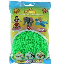 Perles Hama Midi - 3000 pces - 37 Vert Fluo Perles Hama Midi - 3000 pces - 37 Vert Fluo