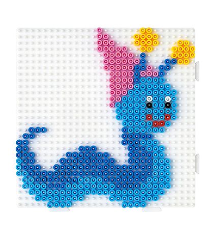 Hama Midi Kralen Mal - 2-pack - Vierkantjes - Wit Hama Midi Kralen Mal - 2-pack - Vierkantjes - Wit