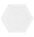 Hama Midi Pegboard - Small Hexagon - Transparent Hama Midi Pegboard - Small Hexagon - Transparent