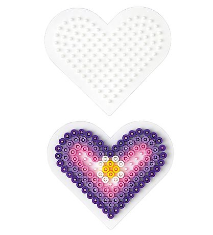 Hama Midi Pegboard - Small Heart - Transparent Hama Midi Pegboard - Small Heart - Transparent