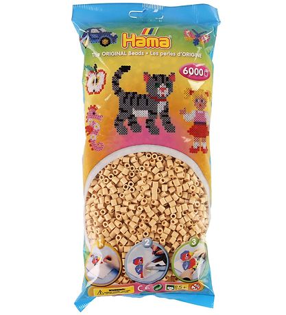 Hama Midi Beads - 6000 pcs - 27 Beige