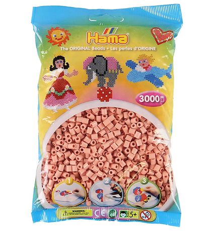 Hama Midi Beads - 3000 pcs - 26 Mat Pink
