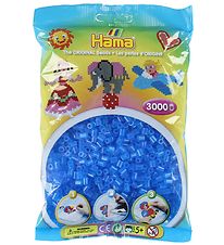 Perles Hama Midi - 3000 pces - 15 Transparent Bleu Perles Hama Midi - 3000 pces - 15 Transparent Bleu