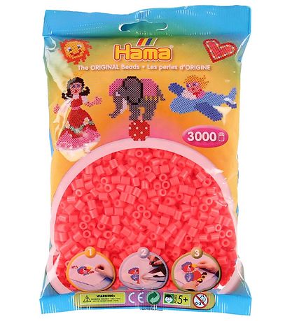 Hama Midi Beads - 3000 pcs - 33 Cherise Hama Midi Beads - 3000 pcs - 33 Cherise