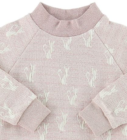 Mini Q Ture Blouse - Kicka - Wit m. Glitter/Katten