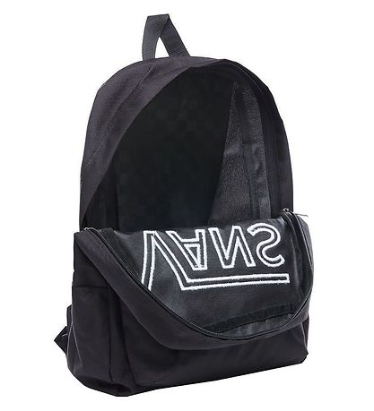 Vans Rucksack - Schwarz m. Logo Vans Rucksack - Schwarz m. Logo