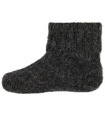 GoBabyGo rutschfeste Socken - Wolle - Graumeliert meliert GoBabyGo rutschfeste Socken - Wolle - Graumeliert meliert