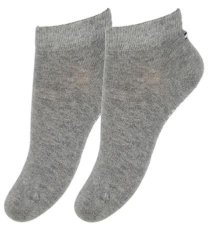 Socquettes Tommy Hilfiger - 2 Pack - Basket - Gris Chiné Socquettes Tommy Hilfiger - 2 Pack - Basket - Gris Chiné