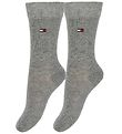 Tommy Hilfiger Socks - 2-Pack - Basic - Grey Melange Tommy Hilfiger Socks - 2-Pack - Basic - Grey Melange