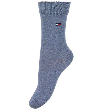 Chaussettes Tommy Hilfiger - 2 Pack - Basic - Bleu Chiné/Marine Chaussettes Tommy Hilfiger - 2 Pack - Basic - Bleu Chiné/Marine