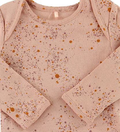 Soft Gallery Bodysuit L/S - Bob - Mini Splash - Rose