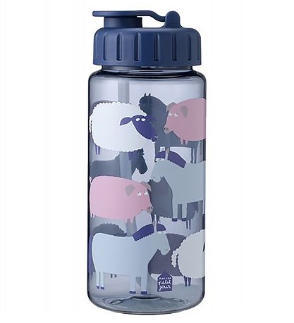 Petit Jour Paris Water Bottle - Navy w. Farm Animals Petit Jour Paris Water Bottle - Navy w. Farm Animals