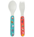 Petit Jour Paris Cutlery - 2 pcs - Melamine - Peppa Pig Petit Jour Paris Cutlery - 2 pcs - Melamine - Peppa Pig