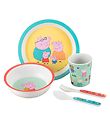 Petit Jour Paris Dinner Set - Melamine - 5 Parts - Peppa Pig Petit Jour Paris Dinner Set - Melamine - 5 Parts - Peppa Pig