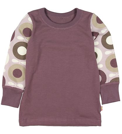 Katvig Blouse - Purple w. Apples