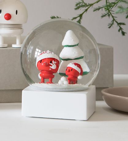Hoptimist Snow Globe - Santa - D:10 cm - Red Hoptimist Snow Globe - Santa - D:10 cm - Red