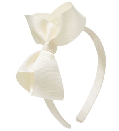 Little Wonders Hairband - Michelle - Grosgrain - Cream Little Wonders Hairband - Michelle - Grosgrain - Cream